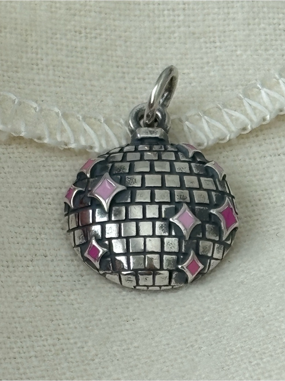 Limited Edition Color Enamel Disco Ball Charm